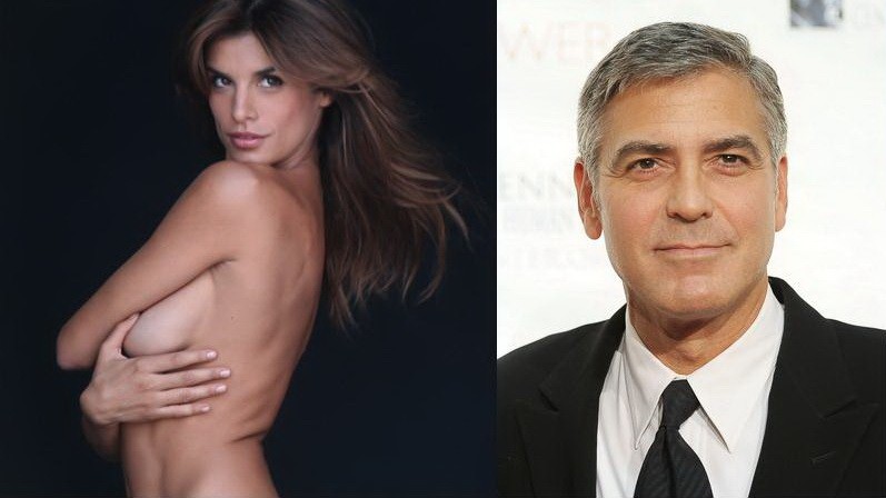 George Clooney a Elisabette Canalis